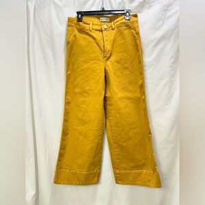 LOFT Wide Leg Mustard Yellow Jeans
25in inseam